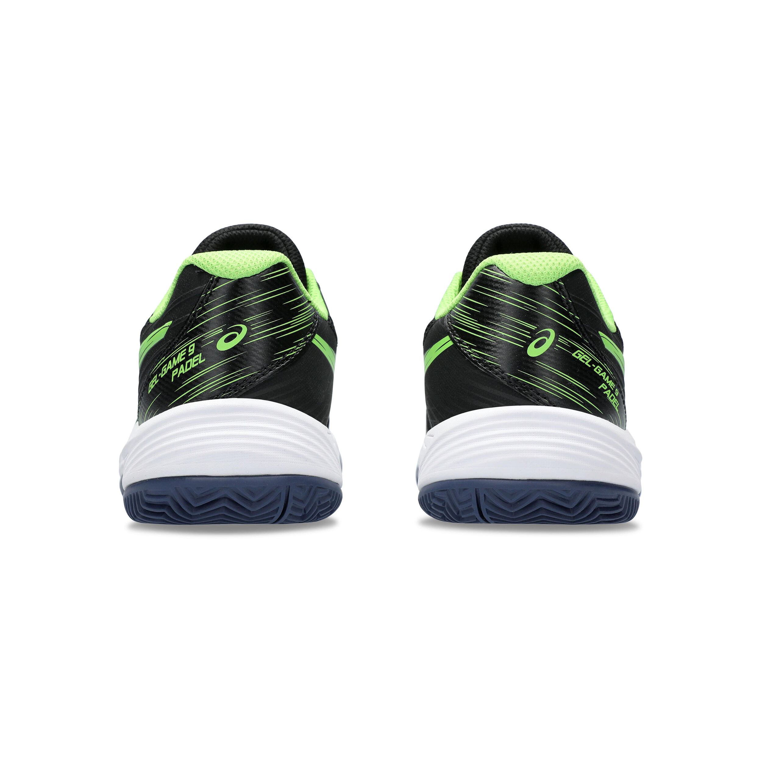 Gel-Game 9 Padelschuh Kinder - Schwarz, Neongrün