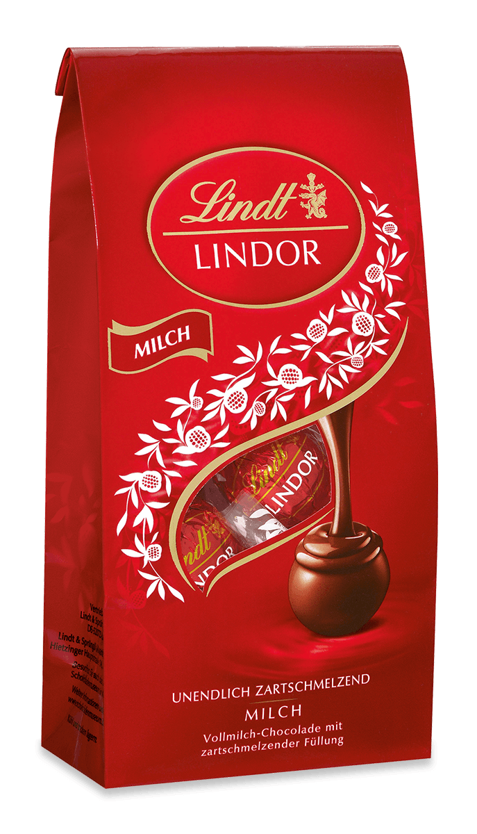 LINDOR Kugel Beutel Milch, 137g