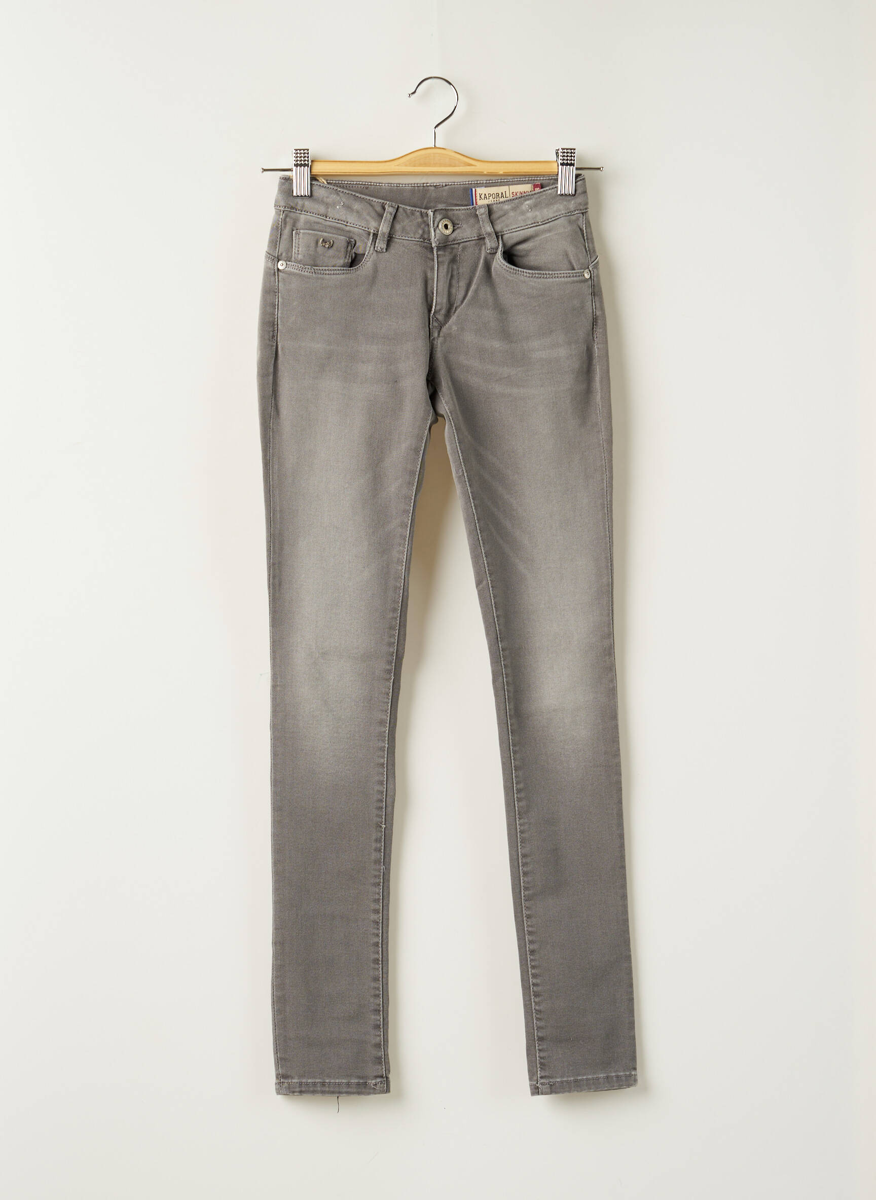 Kaporal Jeans Skinny Fille couleur gris