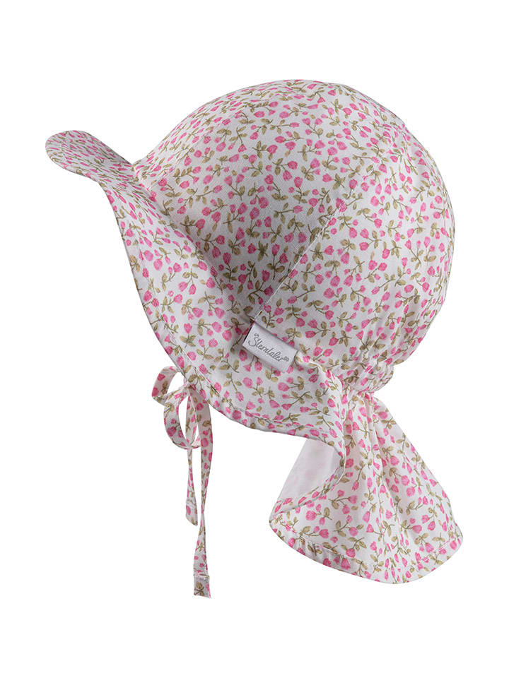 Sterntaler Sonnenhut in Weiß/ Pink günstig kaufen