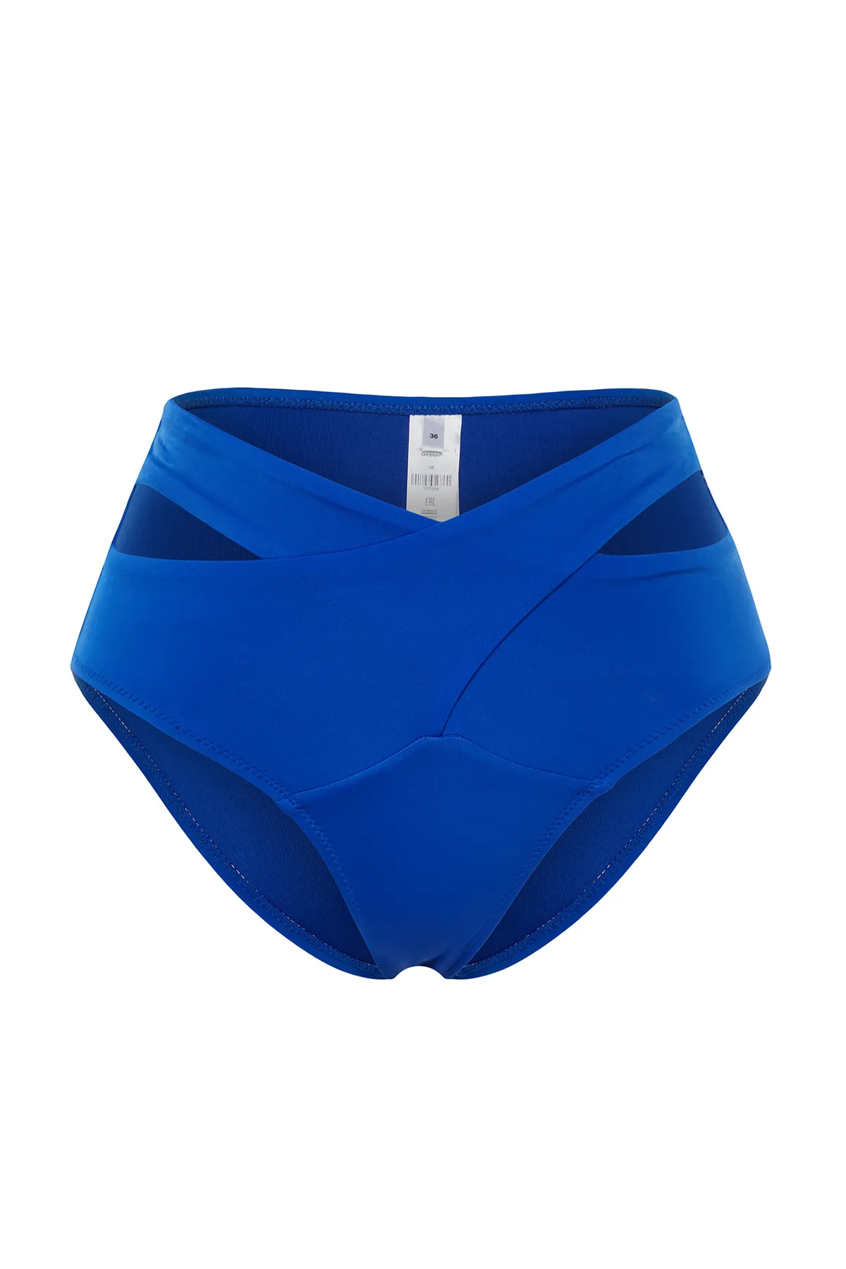 Trendyol Collection  Saks Cut Out/Window High Waist Regular Bikinihose TBESS20BA0184