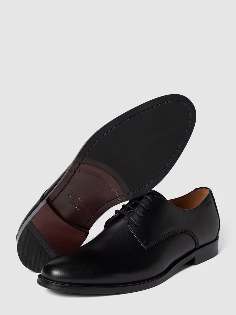 Derby-Schuhe aus Leder Modell 'SEBASTIAN' in schwarz