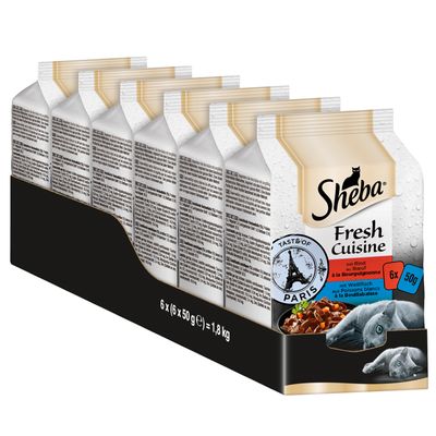 Sheba Fresh Cuisine Taste of Paris (MSC) 6 x 50 g