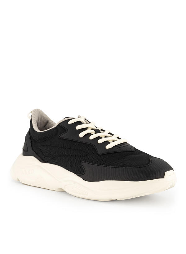 HUGO, Sneaker Leon, Textil, anthrazit