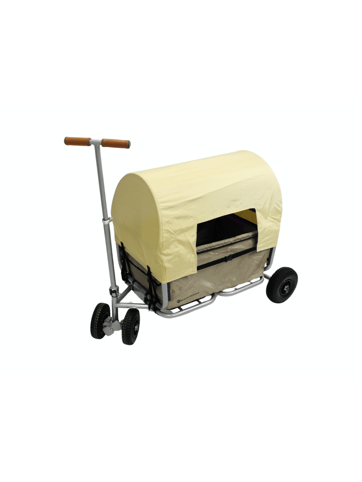 Beachtrekker Beachtrekker LiFe faltbarer Bollerwagen (Beige)   Bremse   Sonnenverdeck günstig kaufen onesize