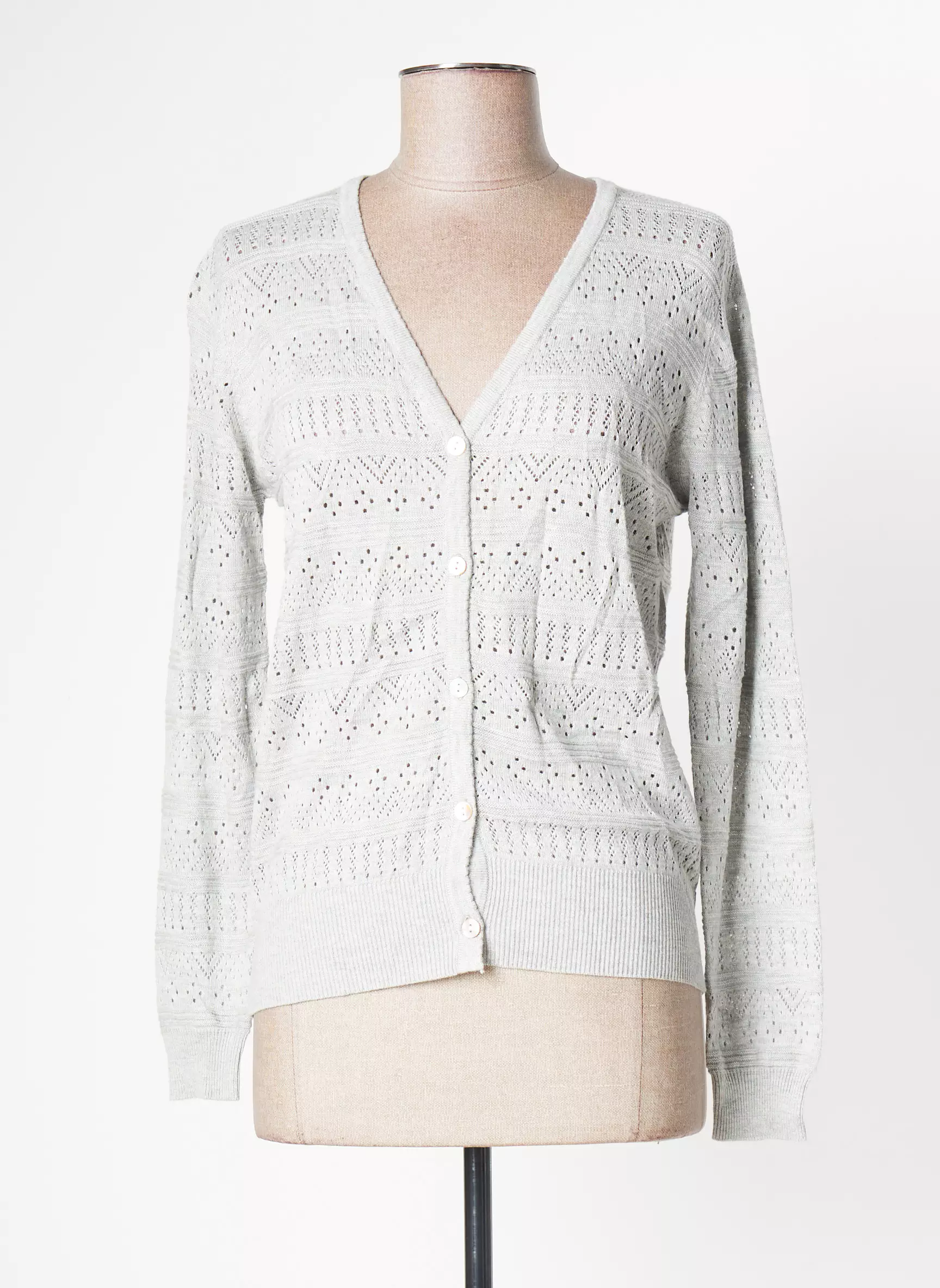 Smashed Lemon Cardigans Femme couleur gris