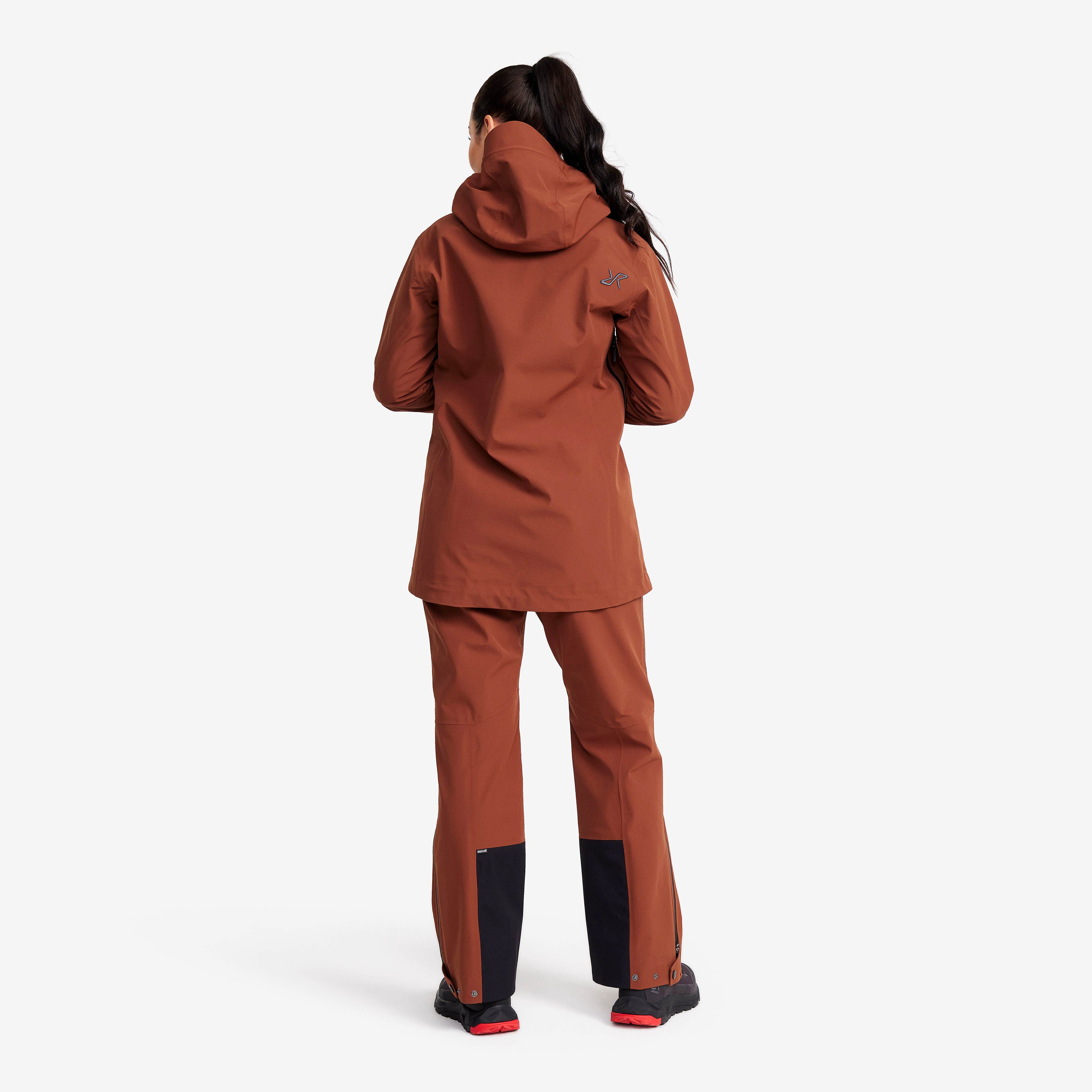 Cyclone Zip-up 3L Pants Femme Smoked Paprika