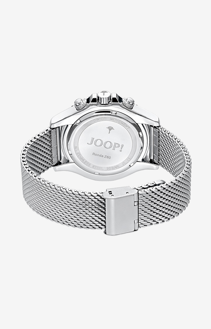 Herrenuhr in Silber/Schwarz