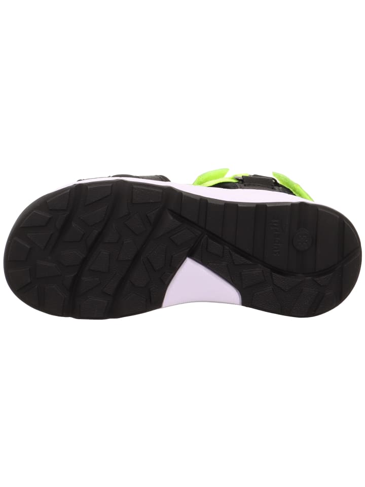 superfit Sandale CRISS CROSS in Schwarz/Gelb günstig kaufen