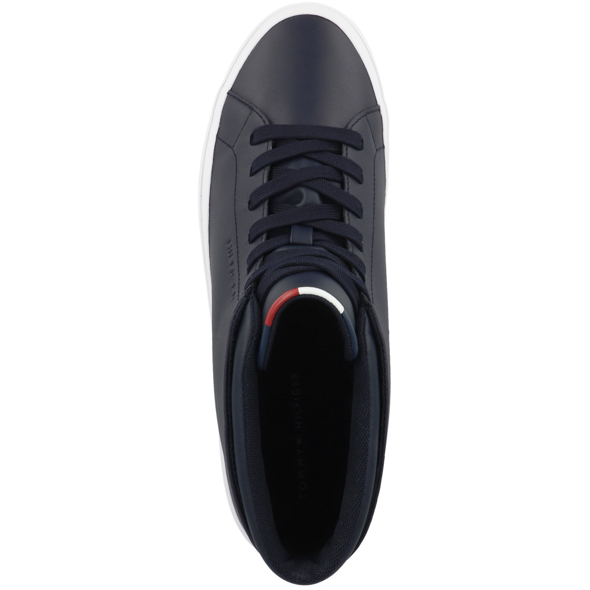 Tommy Hilfiger Prep Vulc High Leather Sneaker mid dunkelblau