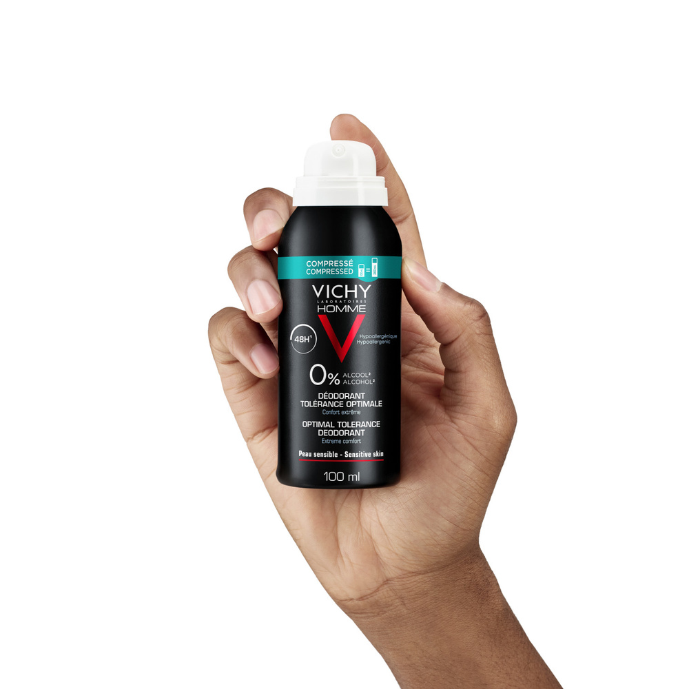 Vichy Homme Déo pour Homme Peau Sensible Format Atomiseur Compréssé
