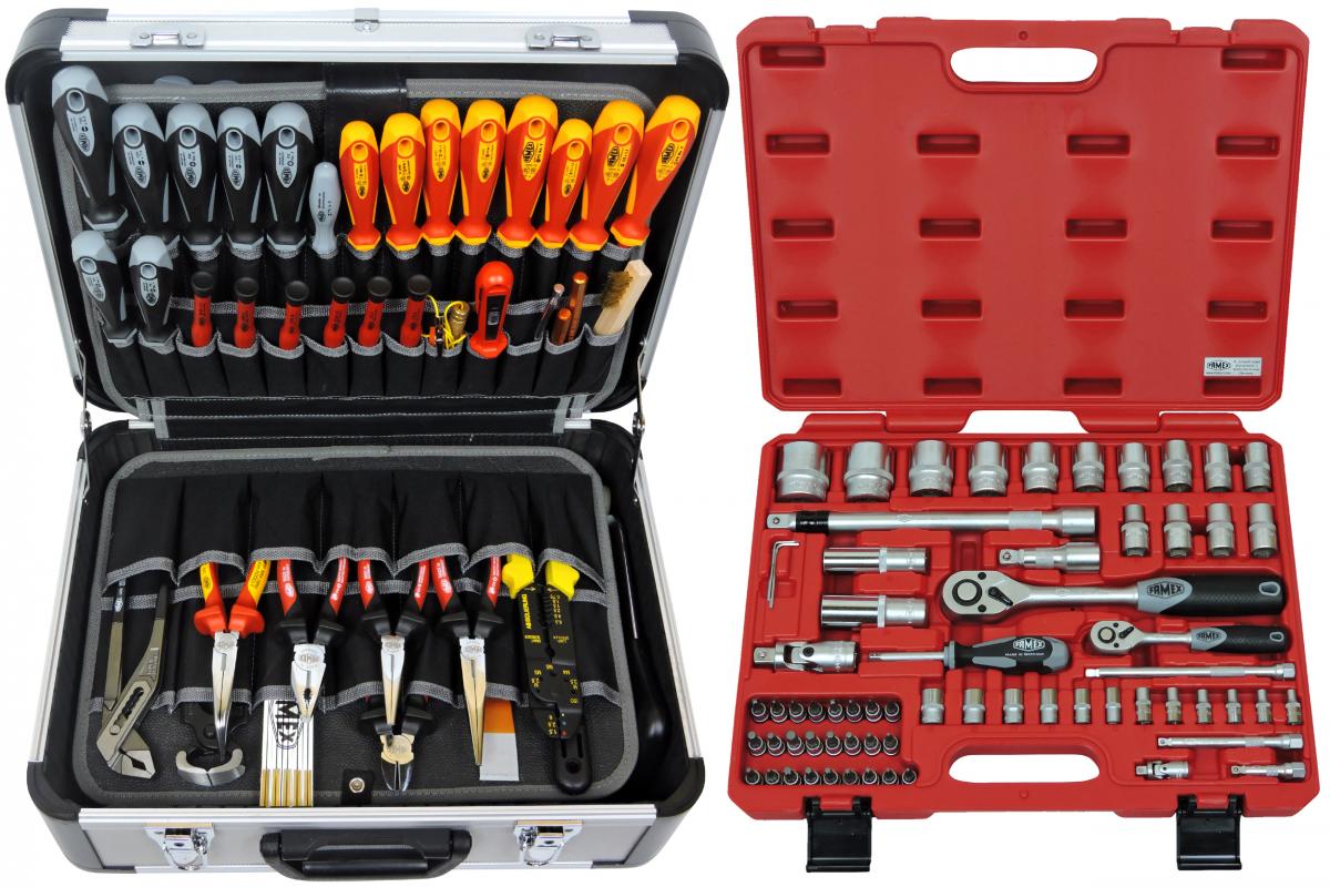 FAMEX Alu Werkzeugkoffer Set 418-20