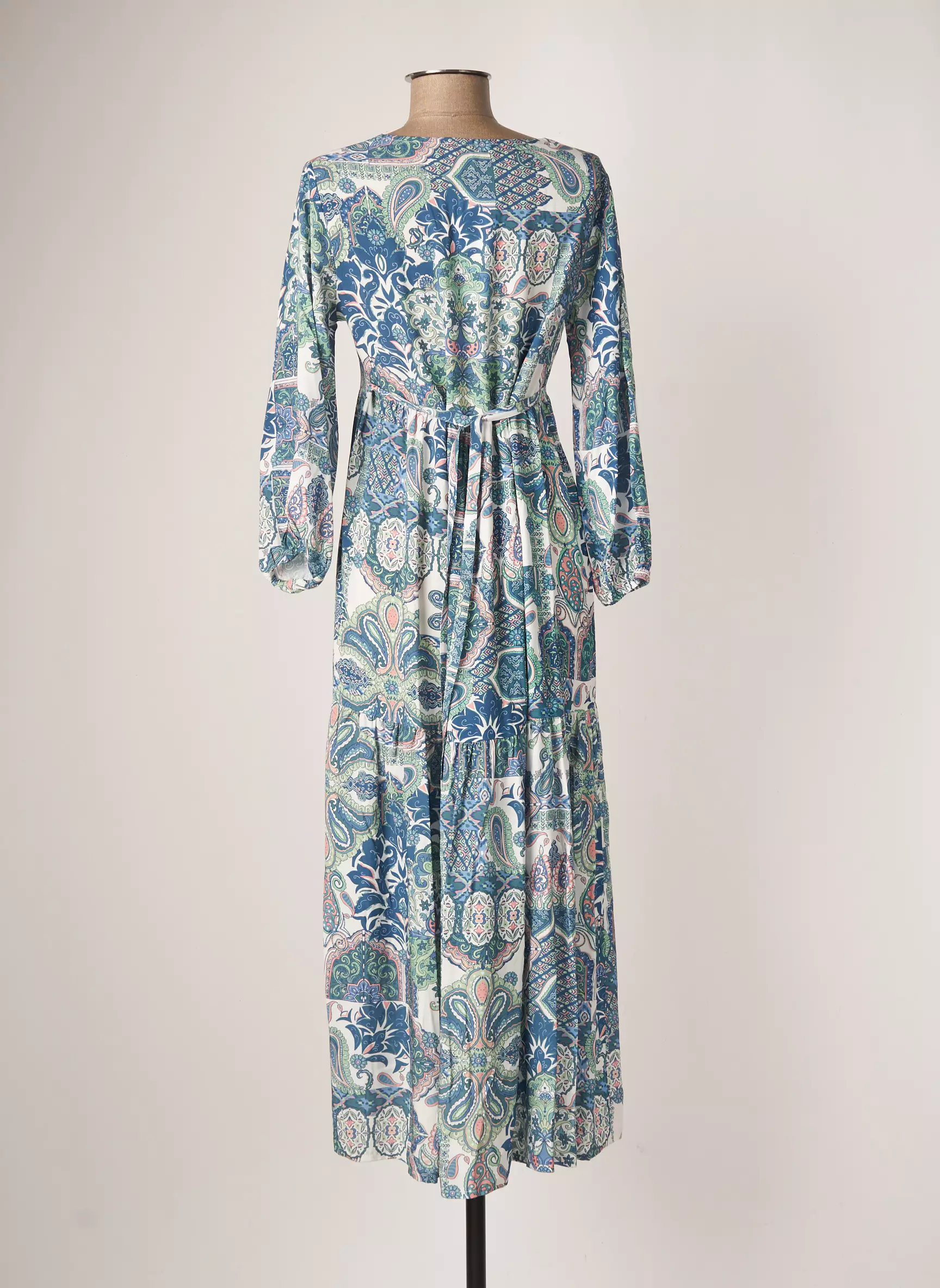 Griffon Robes Mi Longues Femme couleur bleu