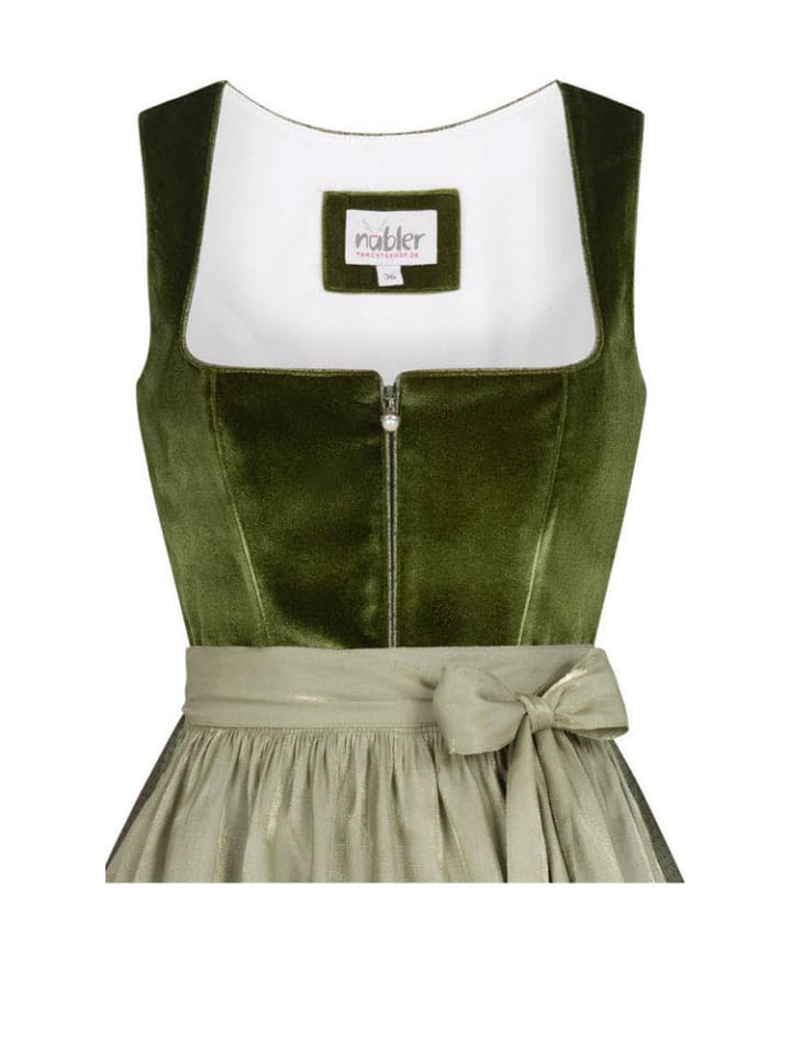 Nübler Midi Dirndl Kamila in Grün günstig kaufen