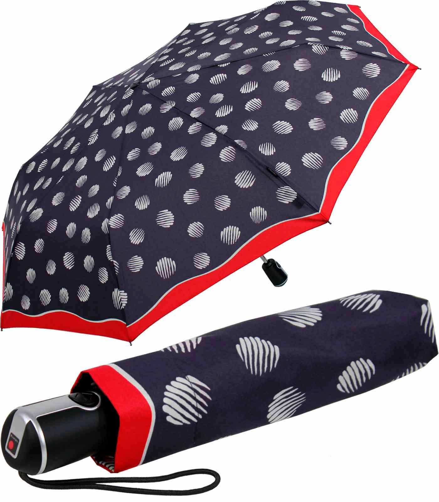 Knirps® Taschenregenschirm Large Duomatic Auf-Zu-Automatik UV-Schutz - comet, der große, stabile Begleiter