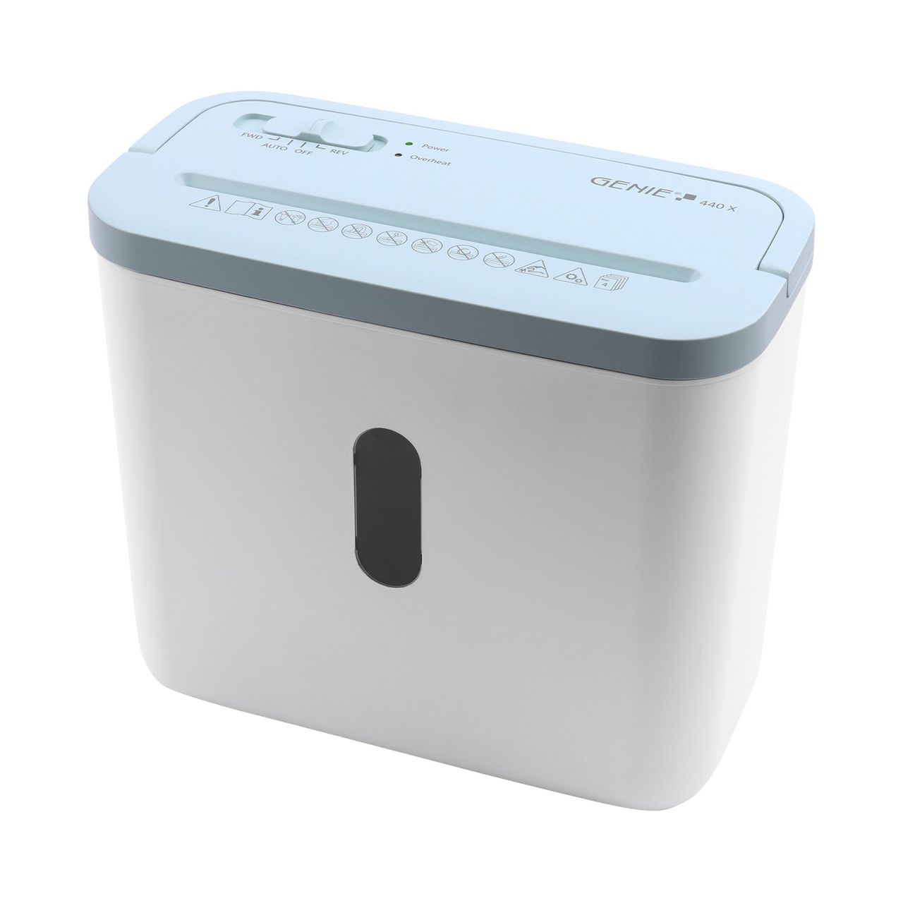 GENIE Aktenvernichter GENIE 440 X weiß/blau