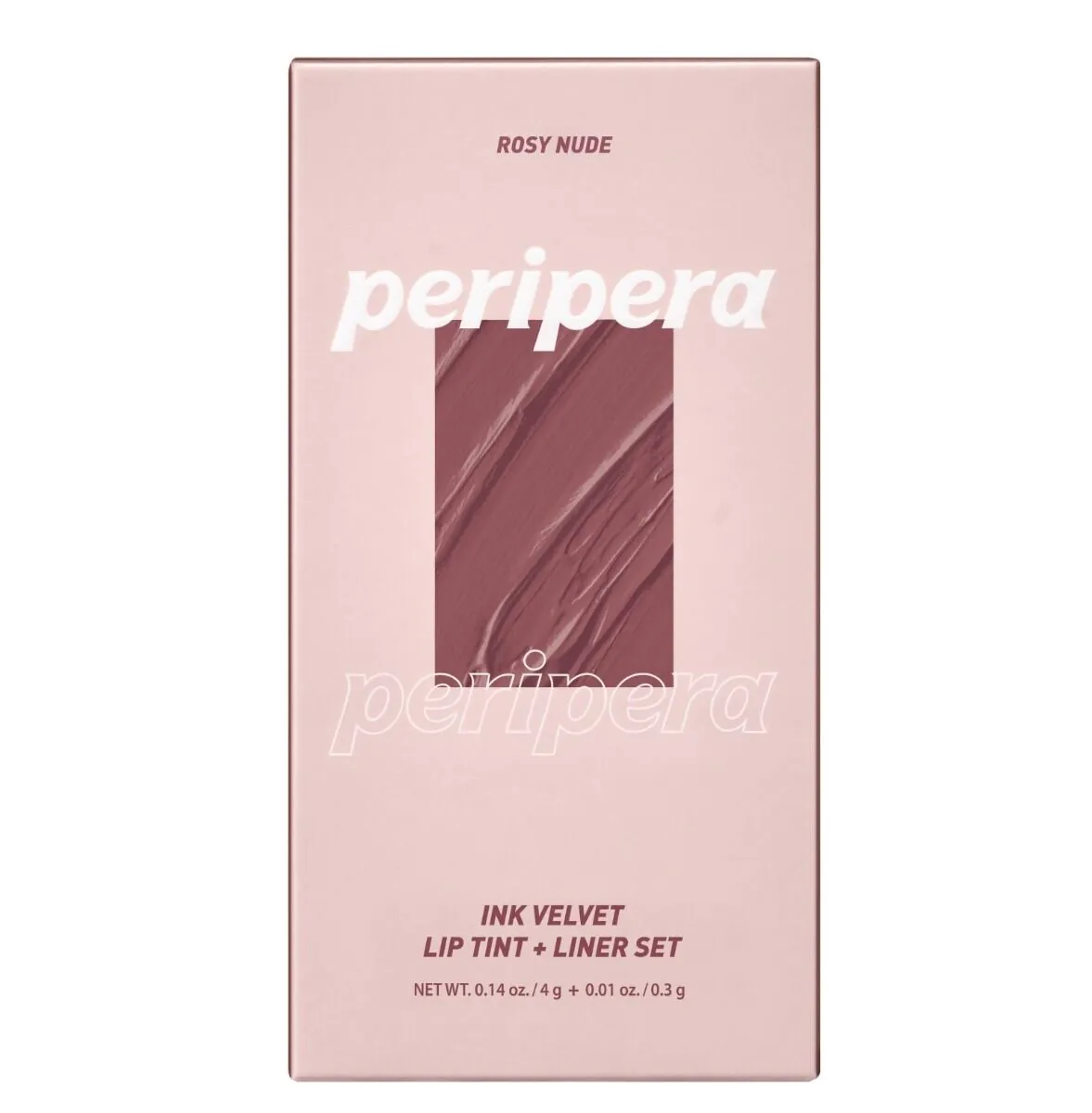Peripera Ink Velvet + Lip Liner - Σετ 01 Rosy Nude