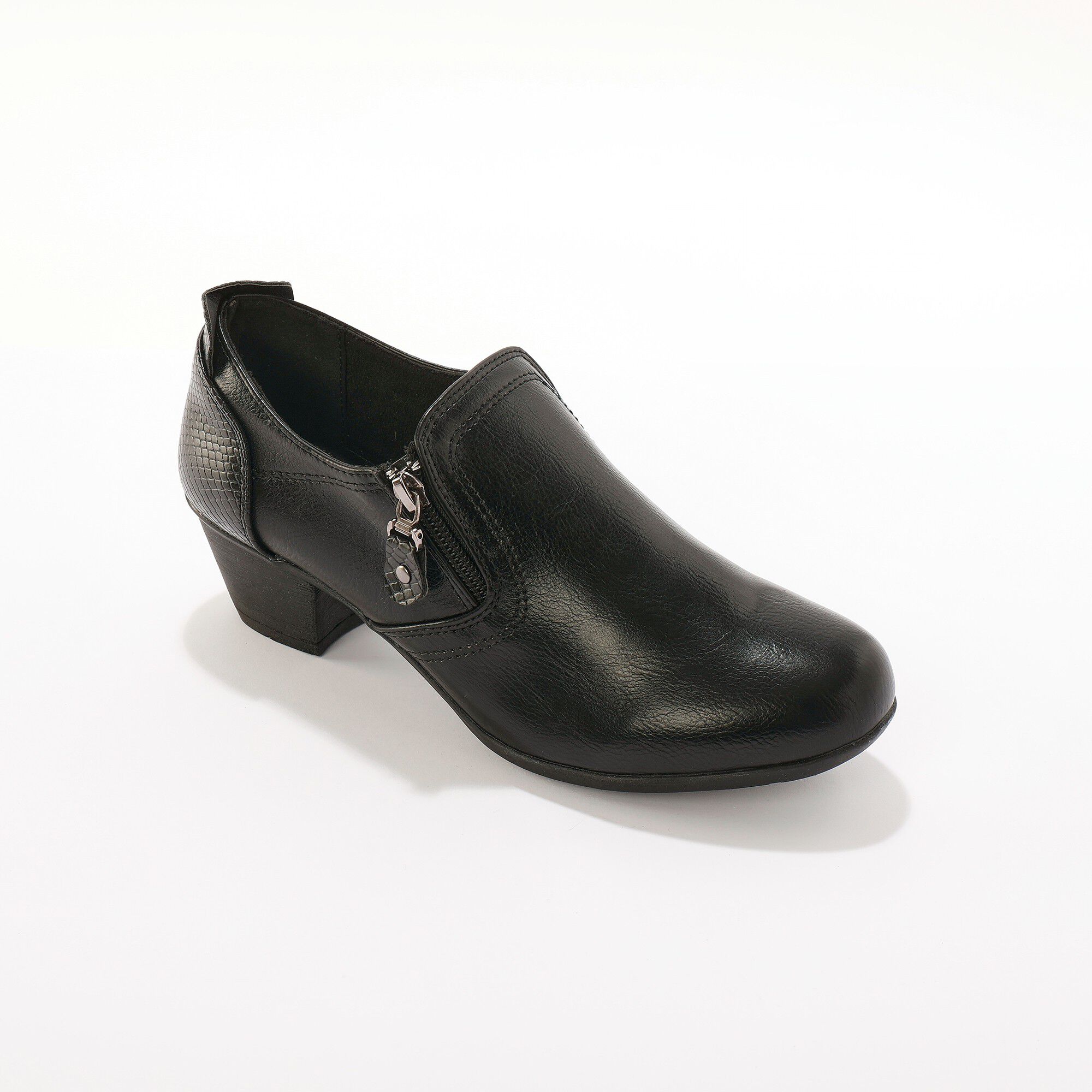 Chaussures trotteur fantaisie zippées
