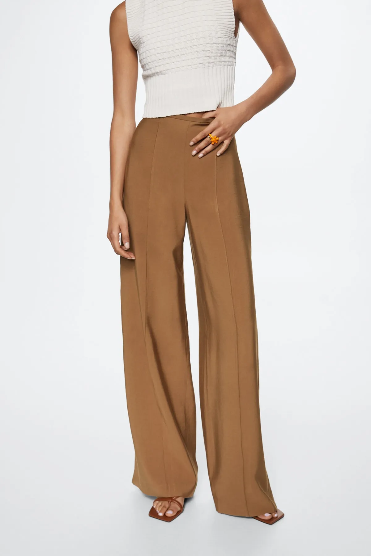 MANGO  27045805 Damen/Mädchen Braun