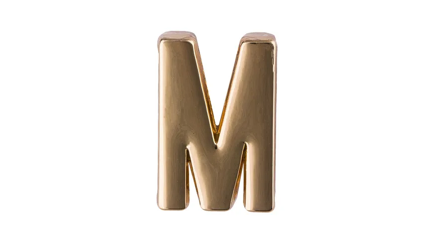 OHLALA! Golden Letter M für Personalize Cover & Sleeve