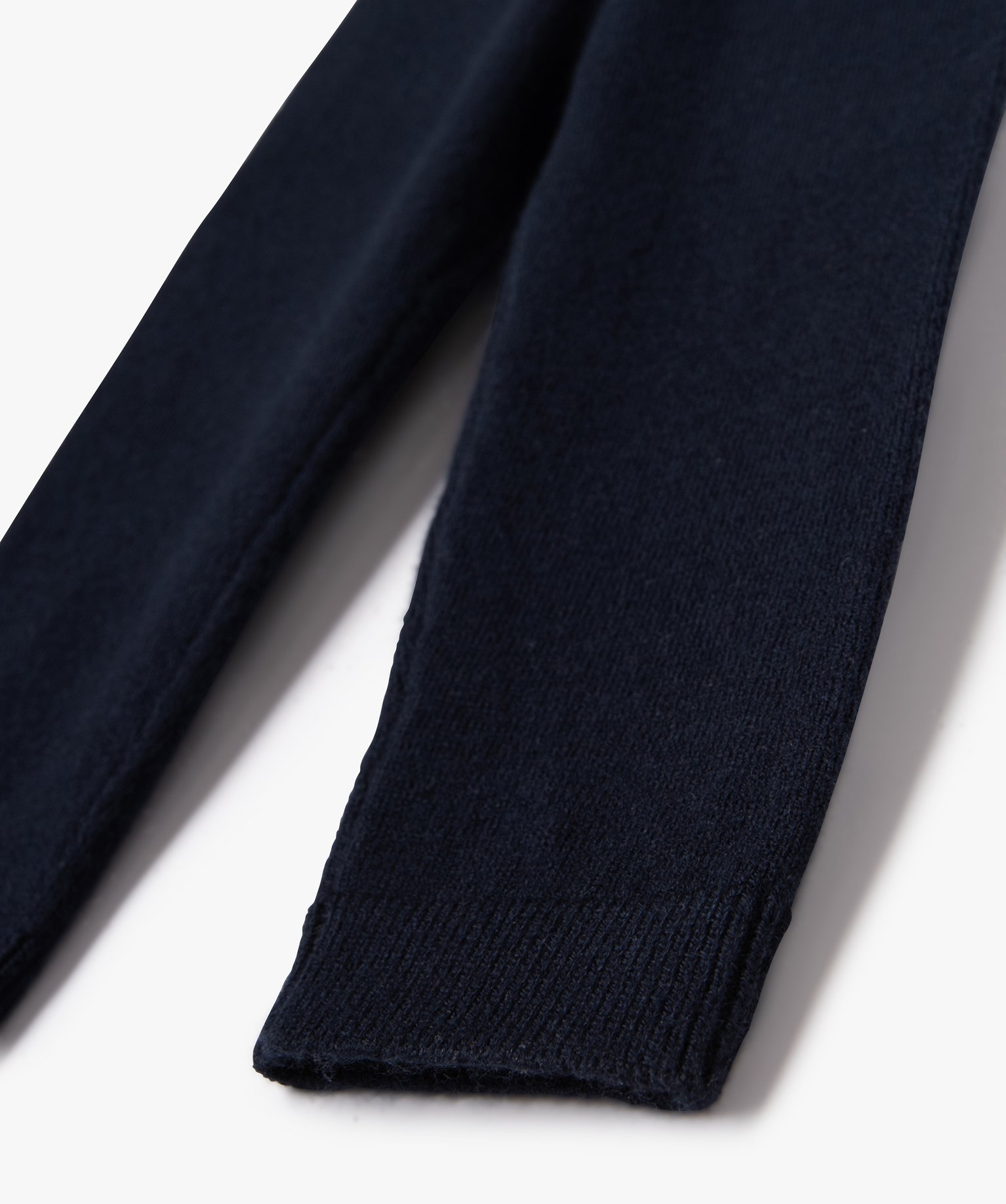 Pantalon en maille douce bébé fille marine | GEMO