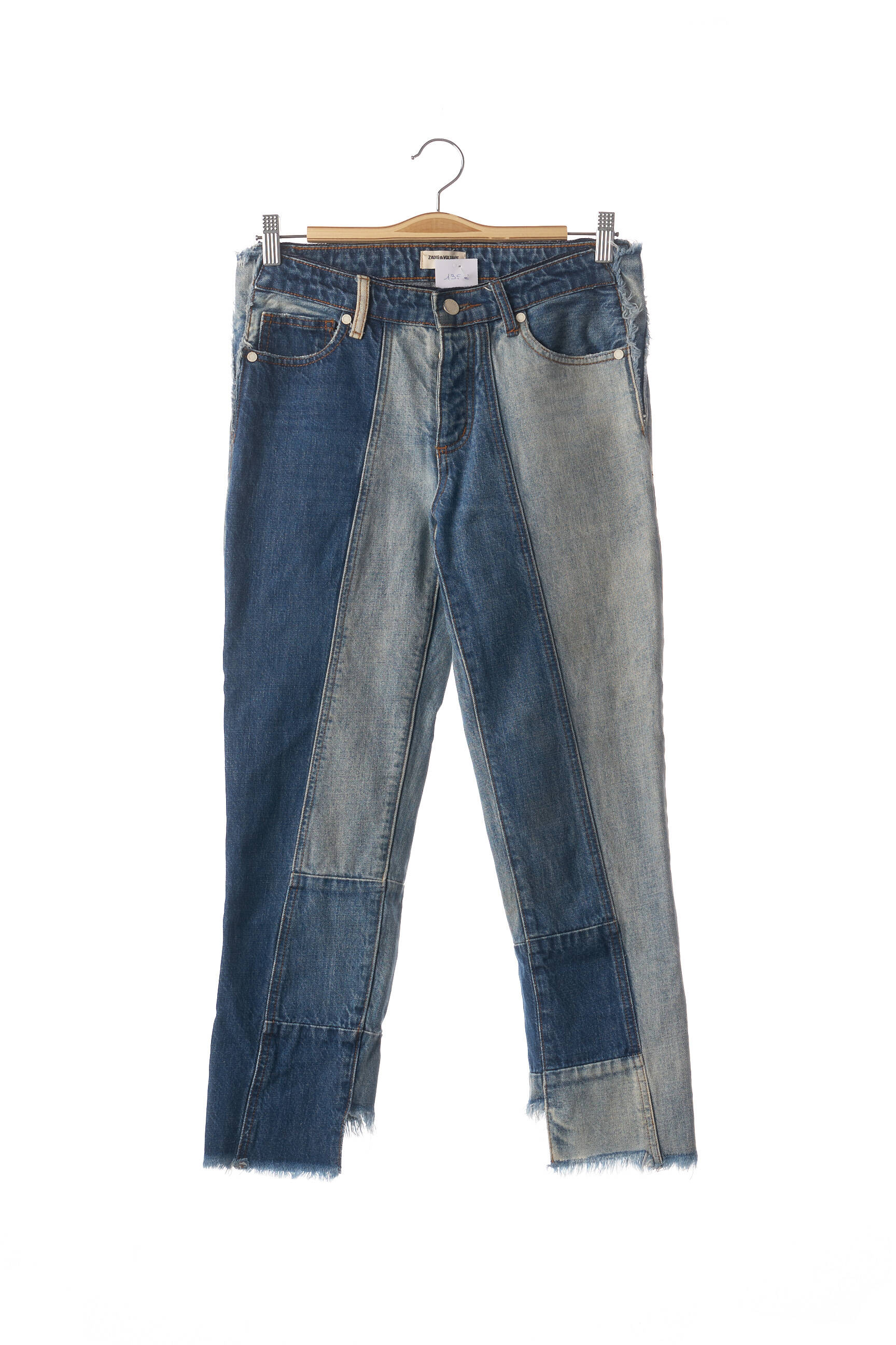 Zadig Voltaire Jeans Coupe Slim Femme couleur bleu