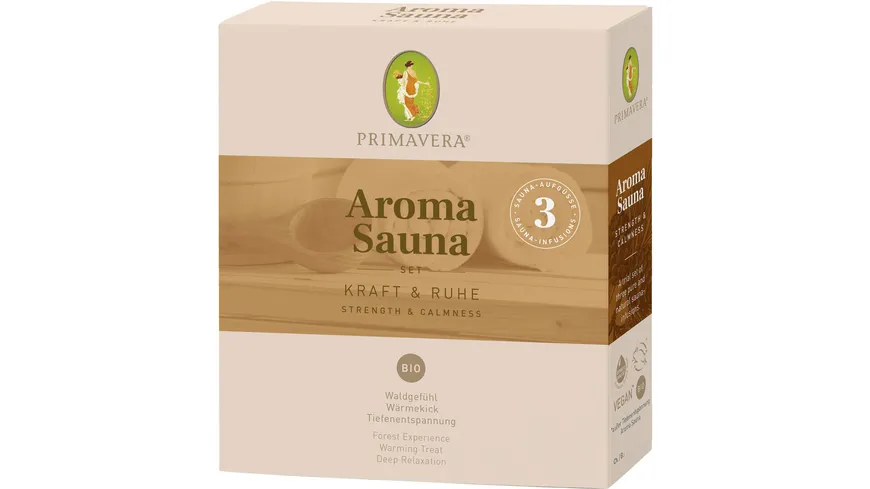 Primavera Set Aroma Sauna Kraft & Ruhe