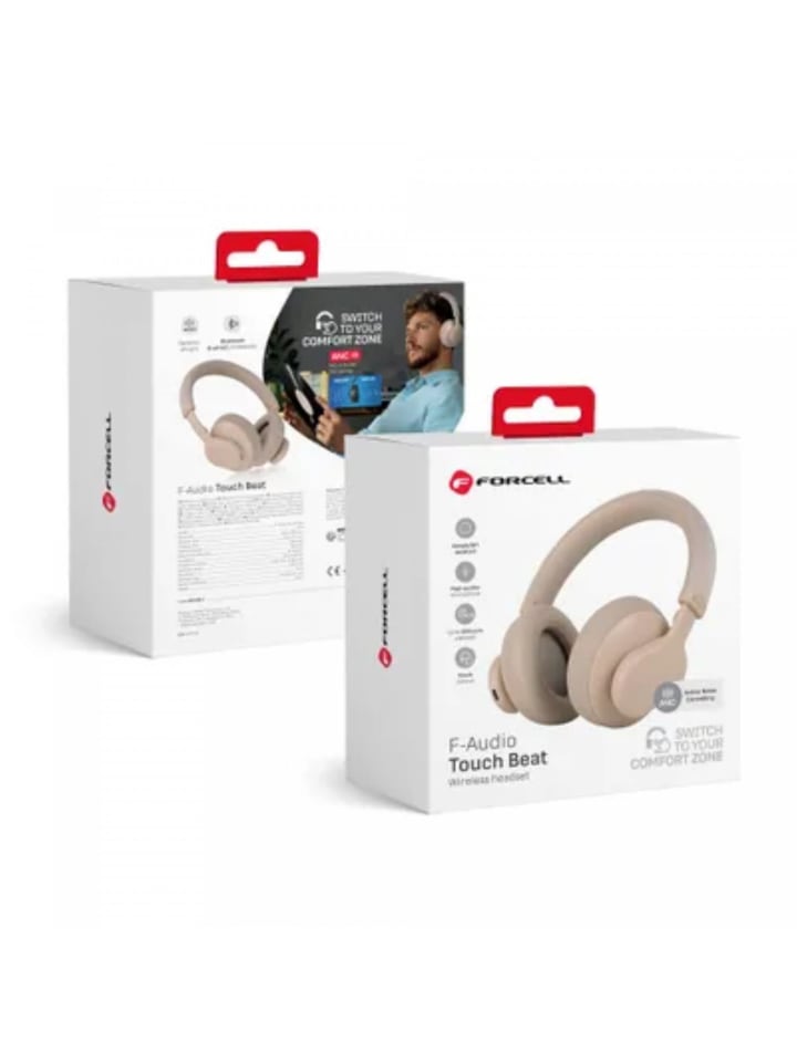 COFI 1453 FORCELL F-AUDIO Kabellose Over-Ear-Kopfhörer ANC Touch in Rosa günstig kaufen onesize
