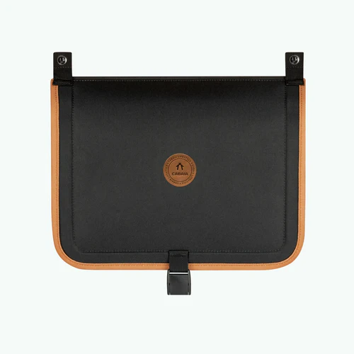 Discover Small Cologne Black Flap Satchel