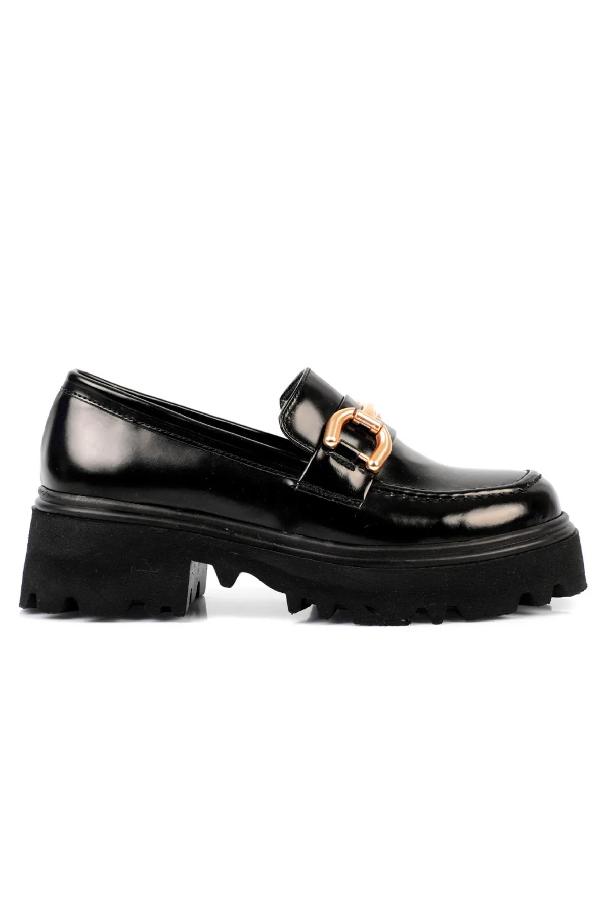 Capone Outfitters  Damen-Loafer mit runder Zehenpartie