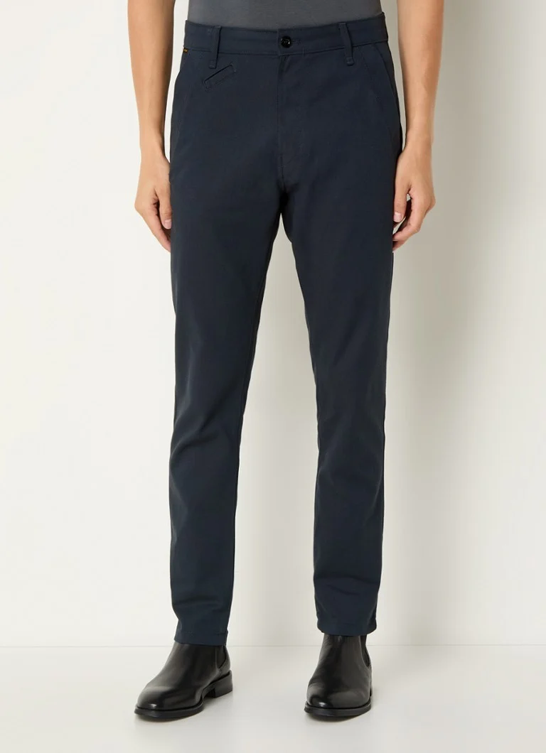 Pantaloni chino G-Star RAW Bronson Slim Fit cu buzunare laterale