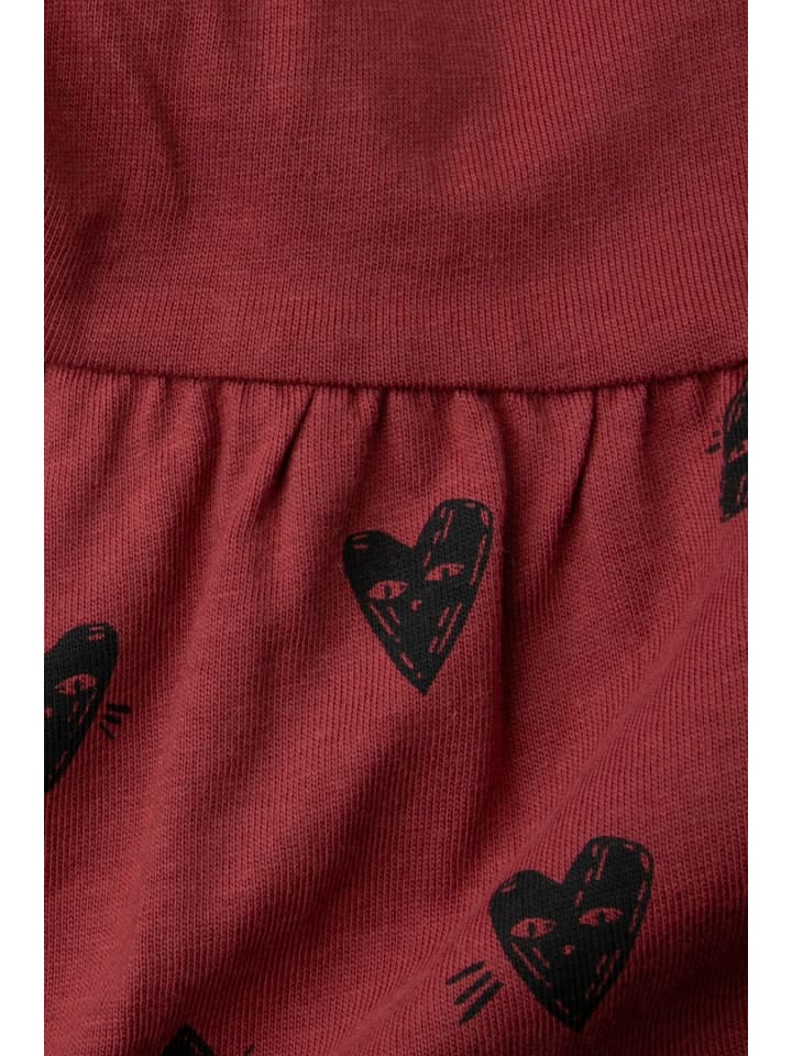 MOKIDA Kleid mit langen Ärmeln in dunkelrot günstig kaufen