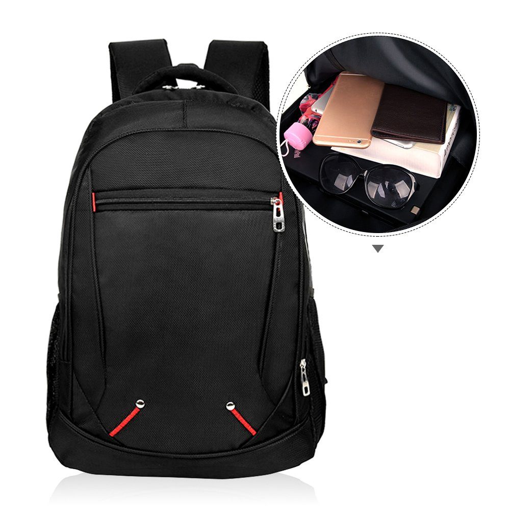 Bedee Rucksack Rucksack Herren 30L Damen Wasserdicht Reiserucksack Schulrucksack, Unisex Backpack für Ausflüge, Uni, Schule, Schwarz