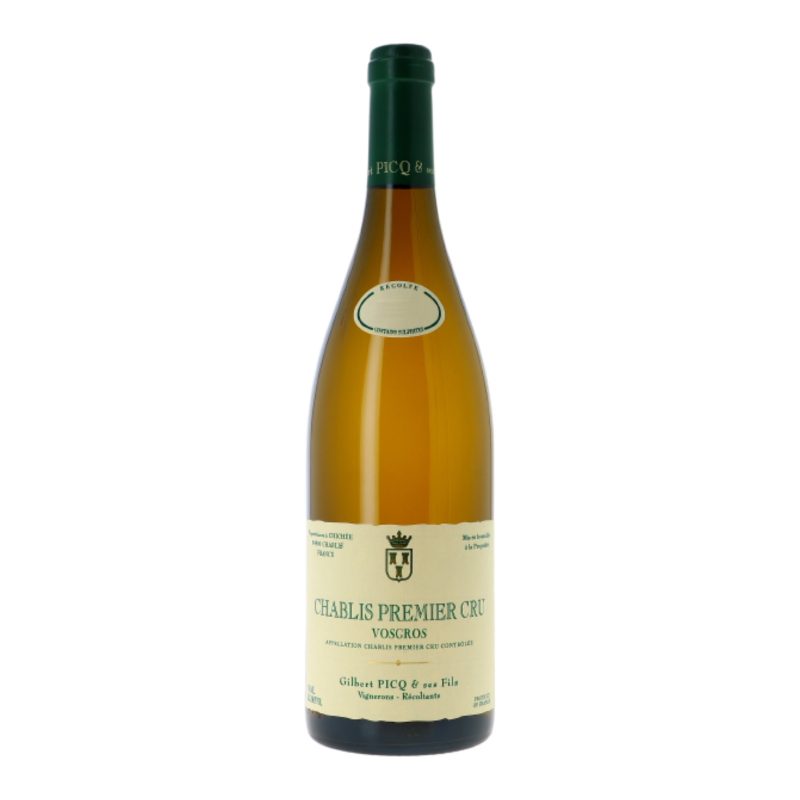 Chablis 1er Cru Vosgros 2018 - Chablis Premier Cru - Bourgogne - Gilbert Picq (75CL.)
