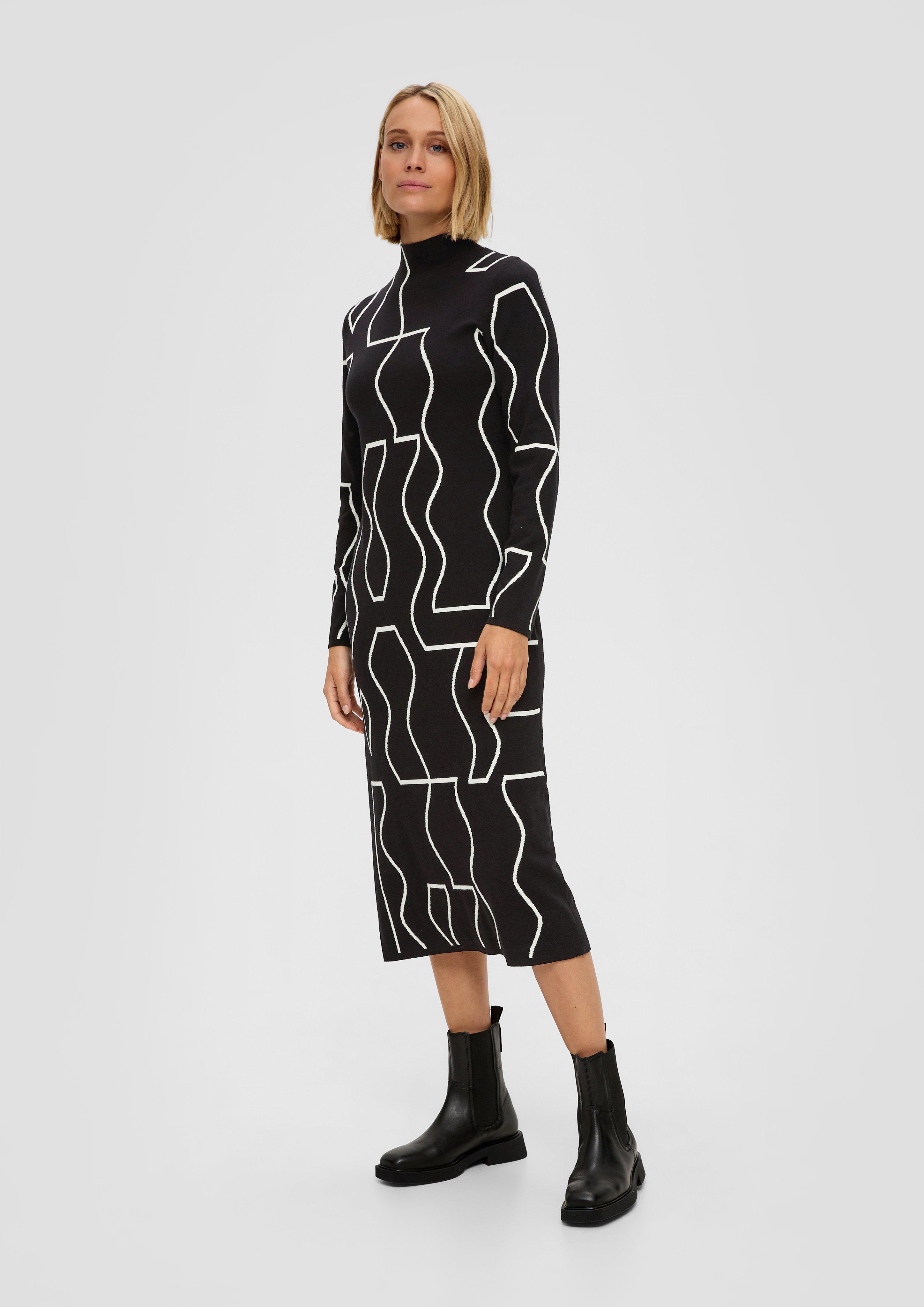 Maxikleid mit Turtleneck  2135977-99X5