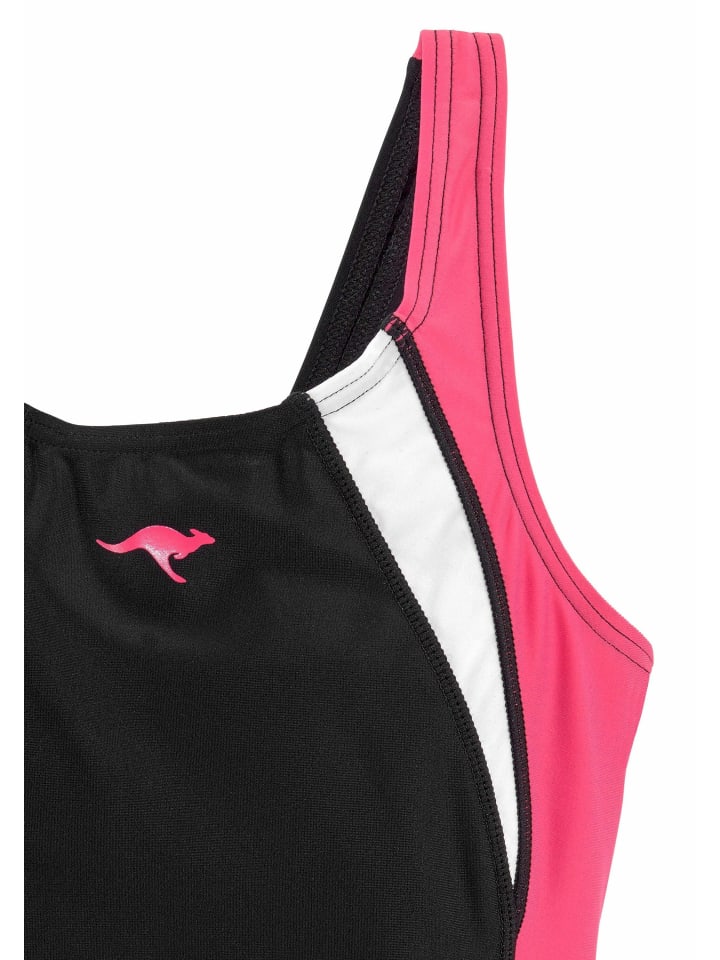 Kangaroos Badeanzug in schwarz günstig kaufen