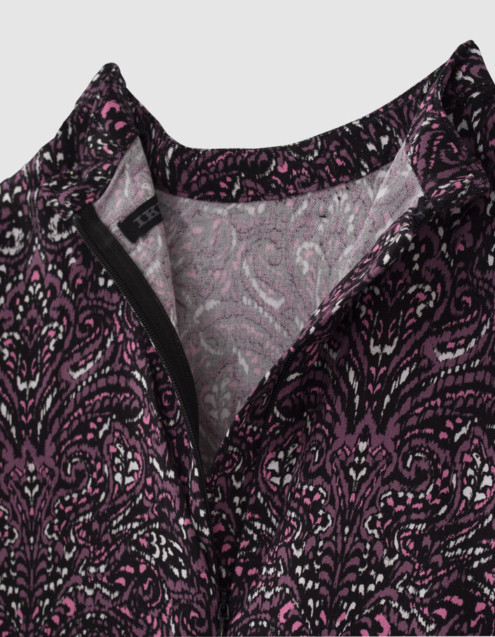 Blouse rose LENZING™ ECOVERO™ imprimé cachemire fille