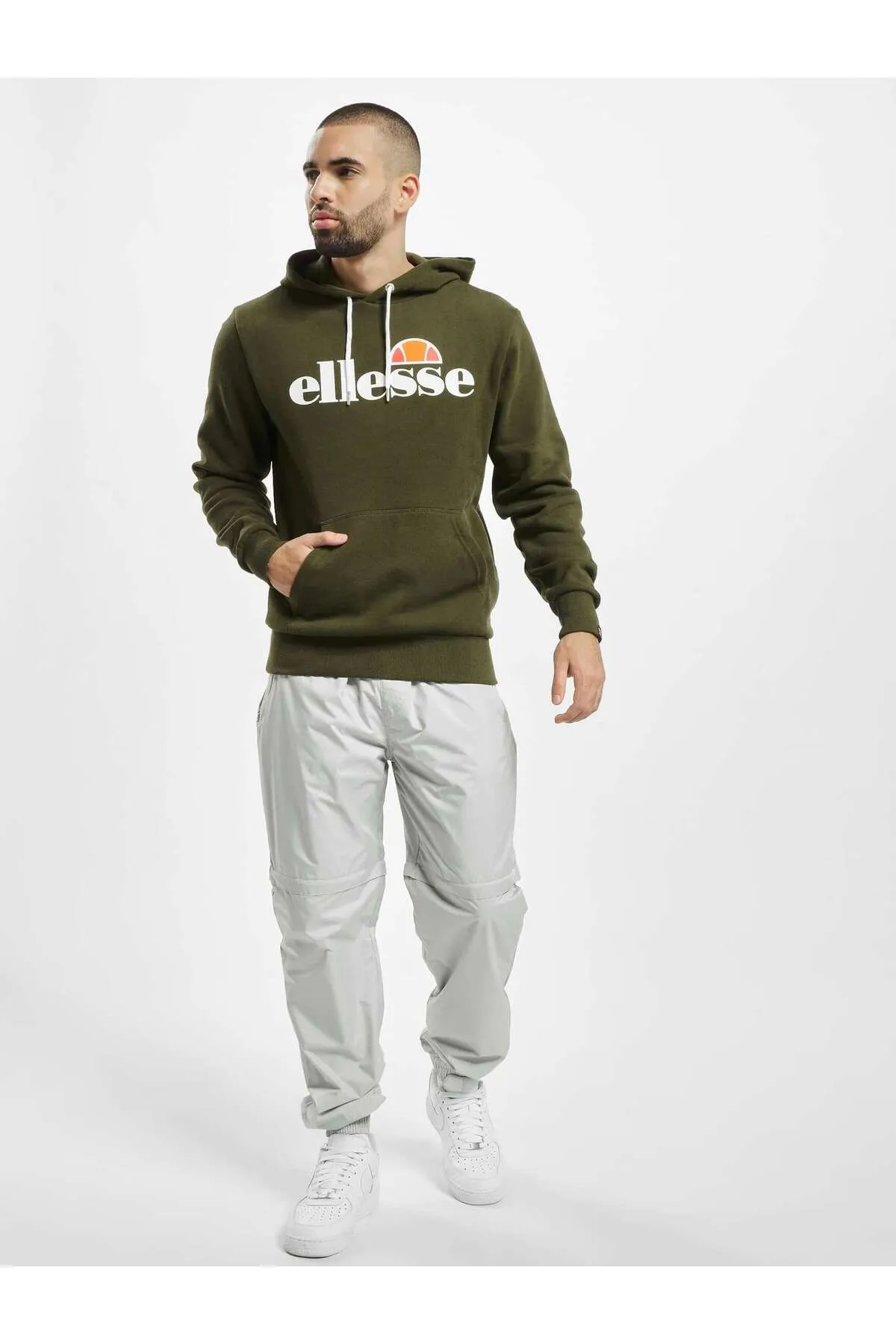 Ellesse  Sweatshirt - Khaki - Regular Fit