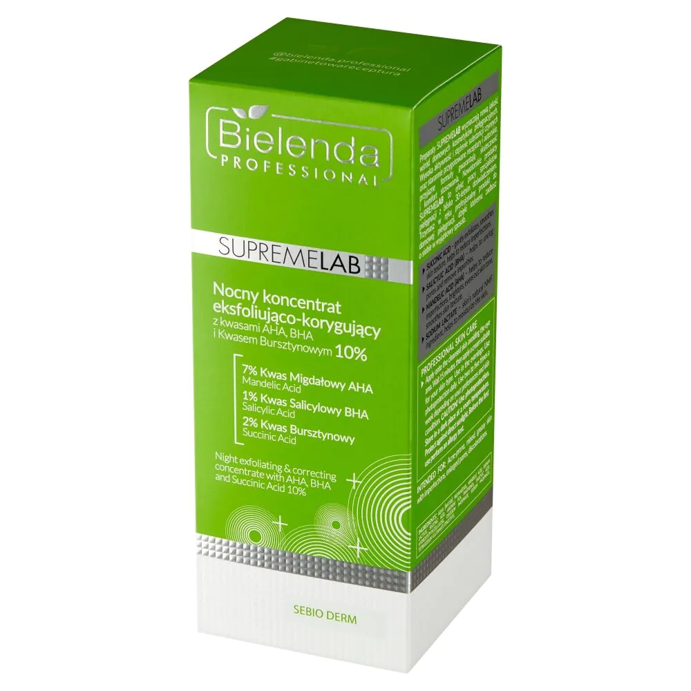 Bielenda Professional Supremelab Sebio Derm Nacht Exfoliërend en Corrigerend Concentraat
