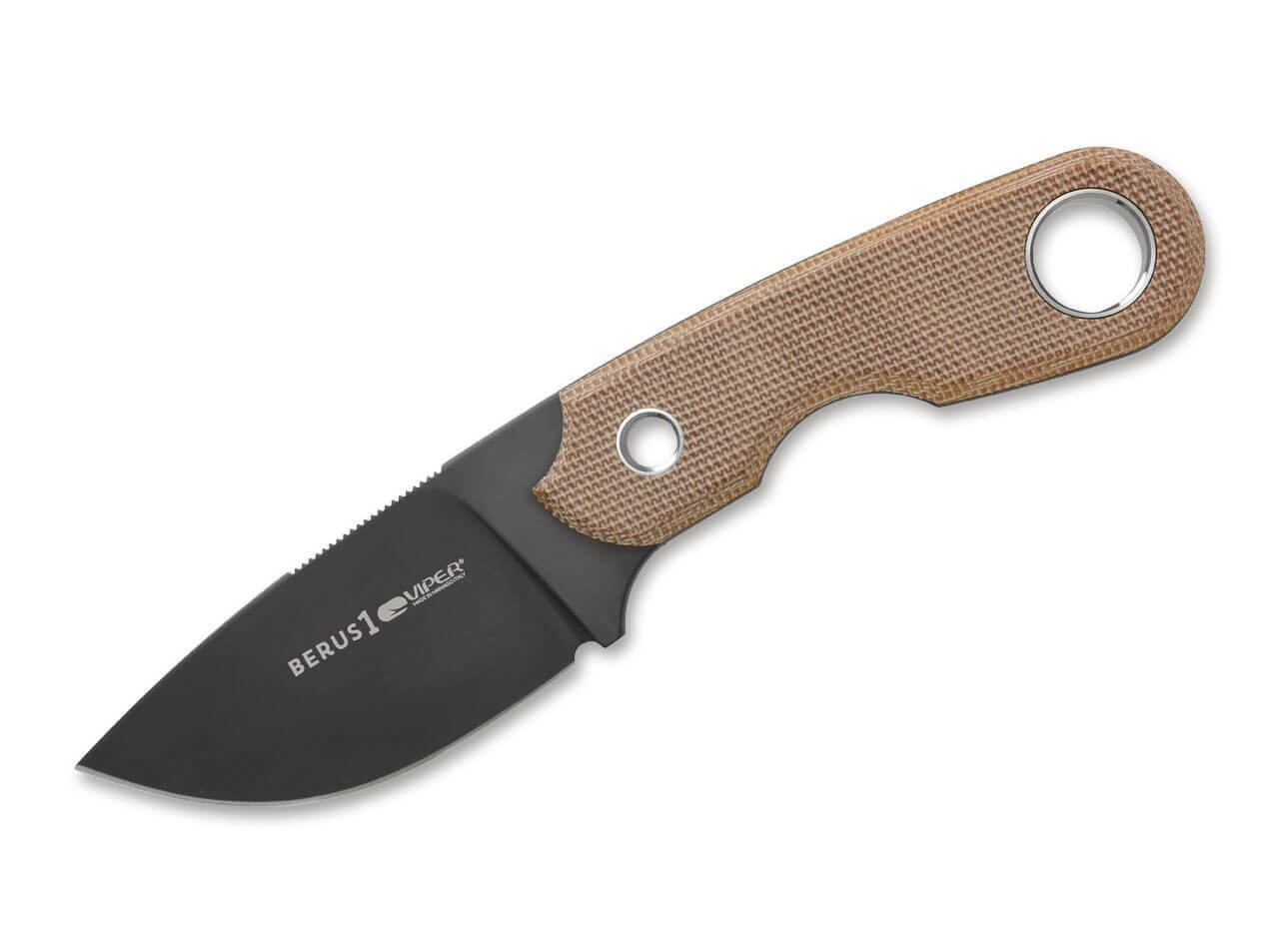 Berus 1 Micarta Black PVD