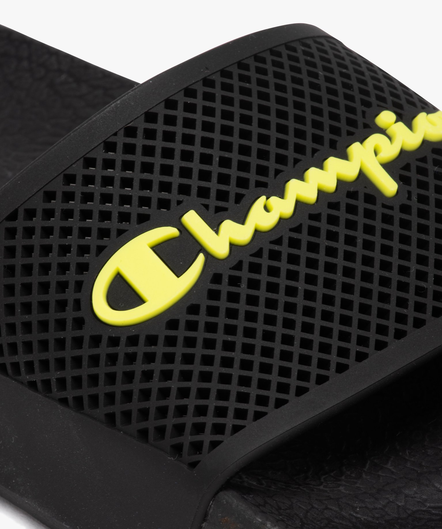 Mules de piscine Garçon unies à picots - Champion noir | GEMO