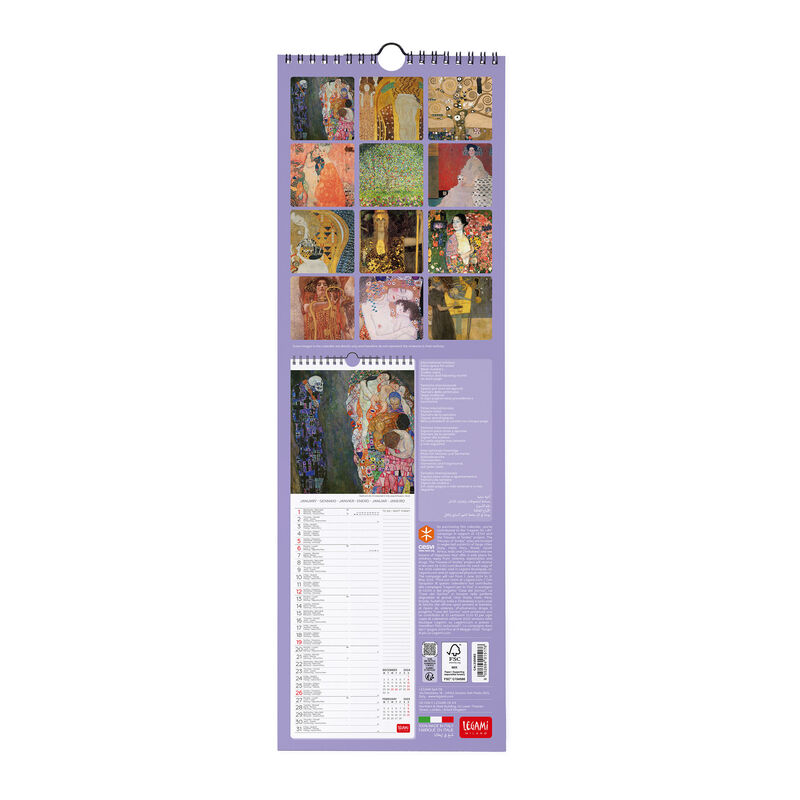 Nástenný kalendár 2025 - 16 x 49 cm