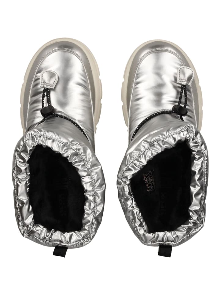 Geox Stiefelette in Silber/Schwarz günstig kaufen
