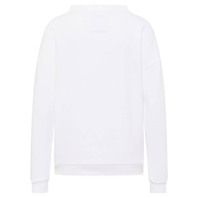 SOMWR Essential Discreet Collar Sweater Rundhalspullover Damen