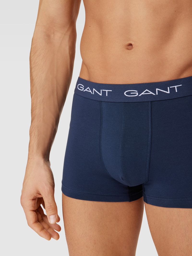 Trunks mit Logo-Stitching im 3er-Pack in marineblau