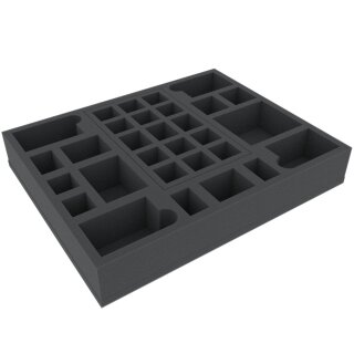 Feldherr 55 mm Full-Size Schaumstoff mit 16 Fächern und kostenlosem Einsatz