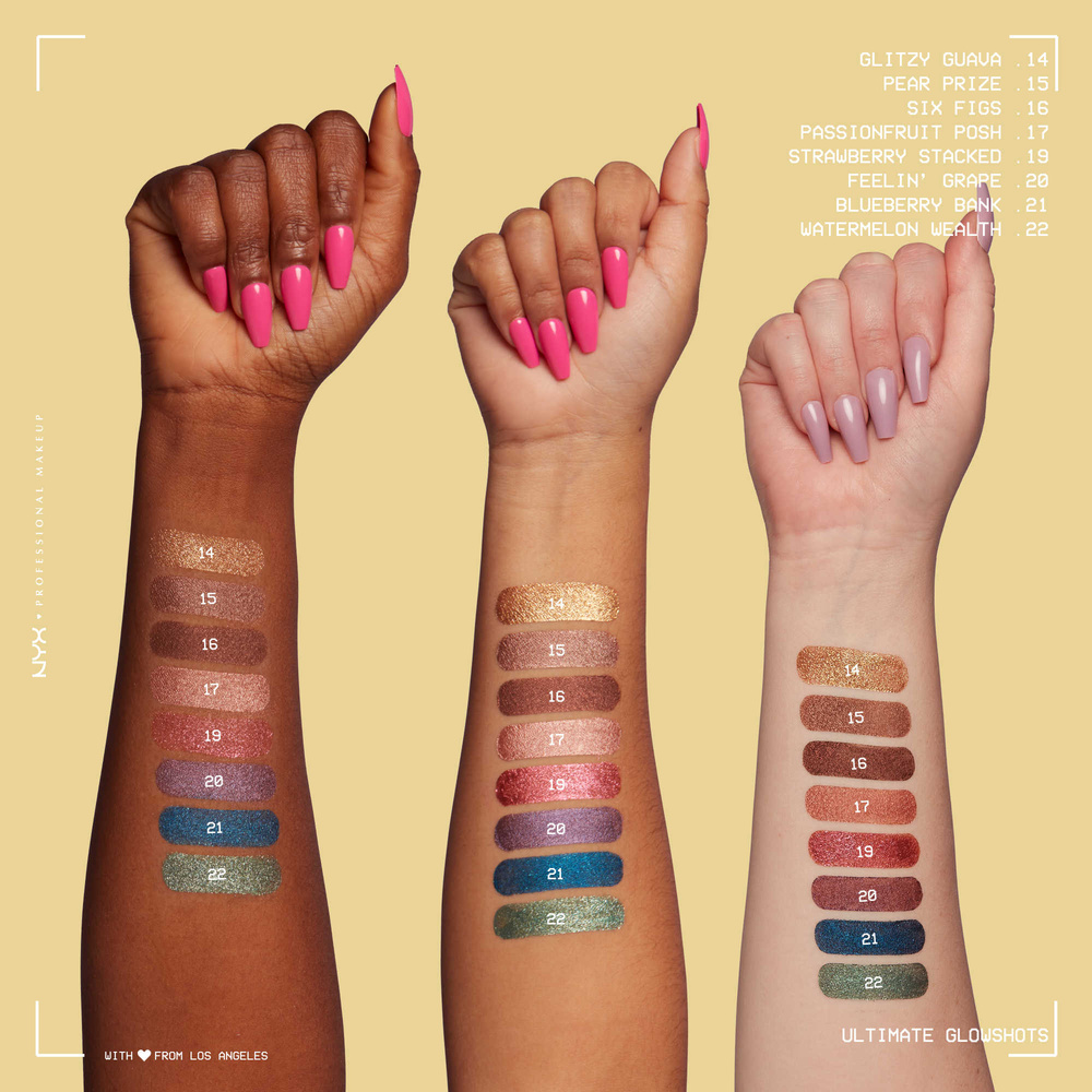 NYX Professional Makeup Ultimate Glow Shots Fards à Paupières liquide