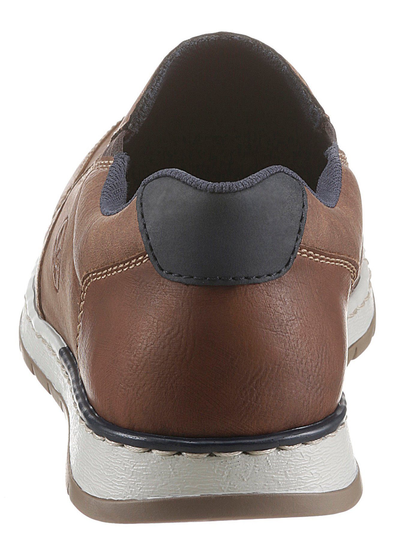 Rieker Slipper mit seitlicher Logoprägung