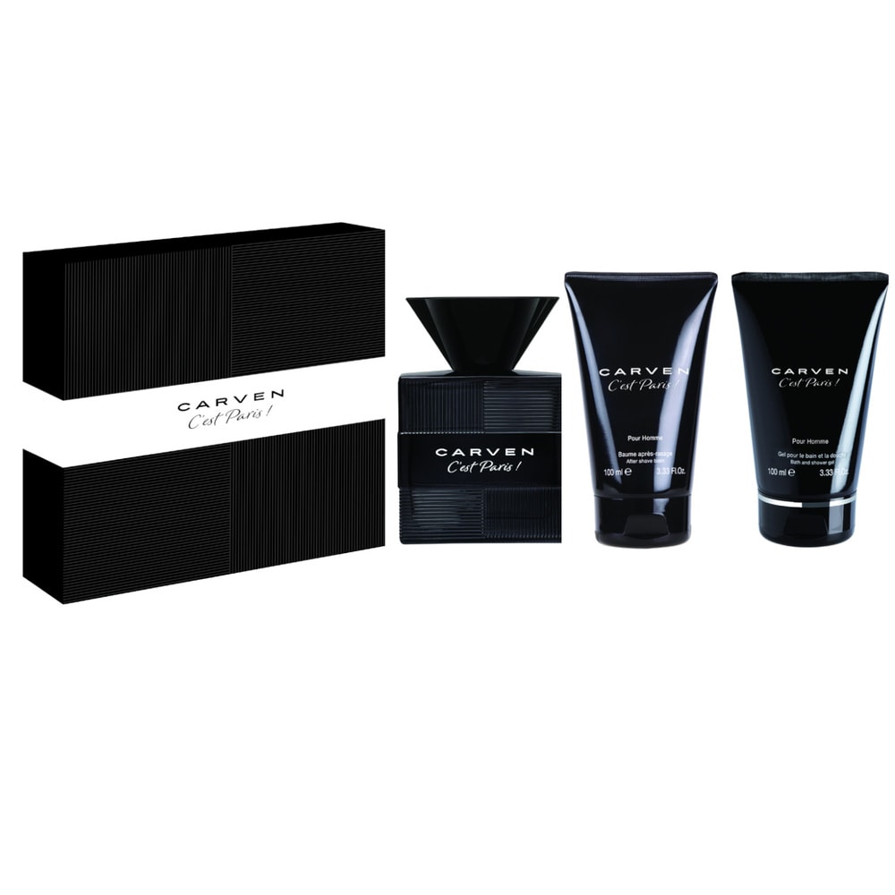 Carven COF CARVEN C'EST PARIS ! HOMME EDT100+BA100+GEL100 COFFRET