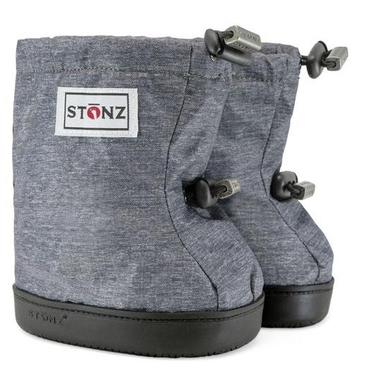Stonz ~ Toddler Booties ~ Heather Grey